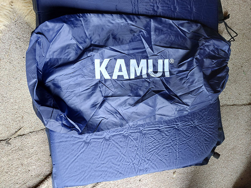 Dark blue Kamui sleeping mat bag